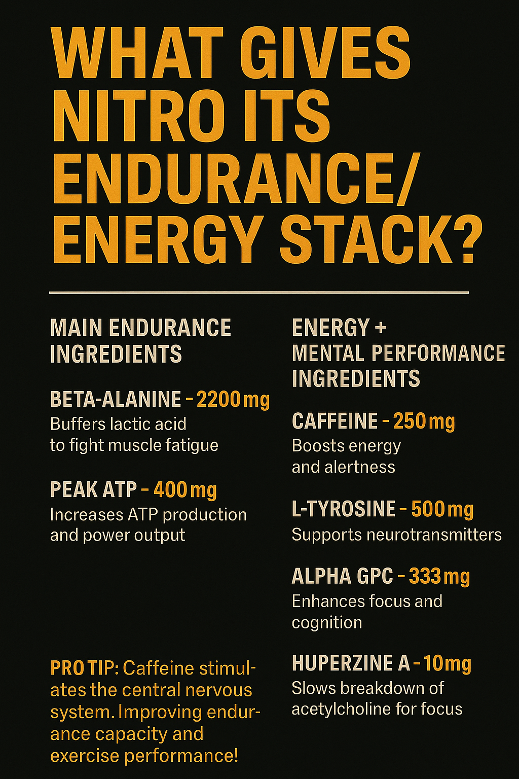 NITRO - PRE-WORKOUT FORMULA